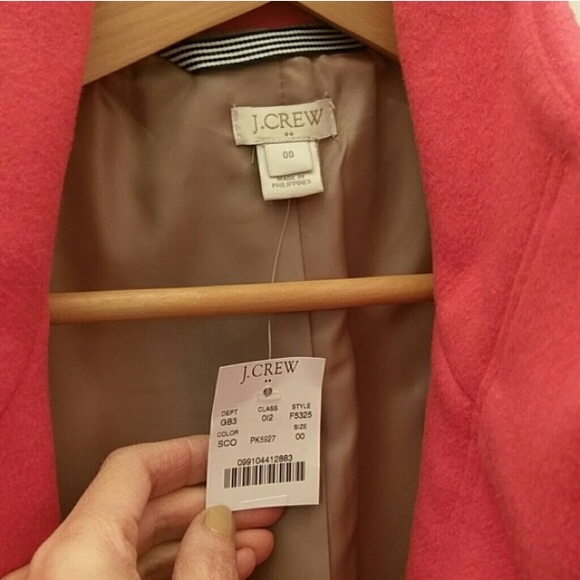 NWT j crew city coat in seaside coral 00 - Picture 2 of 5